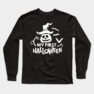 My First Halloween-Dark Long Sleeve T-Shirt